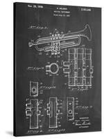 Trumpet Instrument Patent-null-Stretched Canvas