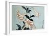 Trumpet Lilies-Katsushika Hokusai-Framed Giclee Print