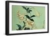 Trumpet Lilies-Katsushika Hokusai-Framed Giclee Print