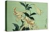 Trumpet Lilies-Hashiguchi Goyo-Stretched Canvas