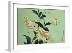 Trumpet Lilies-Hashiguchi Goyo-Framed Giclee Print