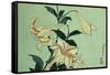 Trumpet Lilies-Hashiguchi Goyo-Framed Stretched Canvas