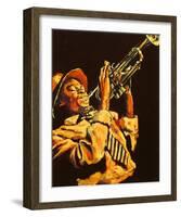 Trumpet Player-Hazel Soan-Framed Giclee Print