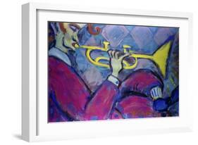 Trumpet-Gina Bernardini-Framed Giclee Print