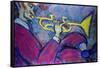 Trumpet-Gina Bernardini-Framed Stretched Canvas