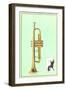 Trumpet-null-Framed Art Print