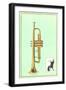 Trumpet-null-Framed Art Print