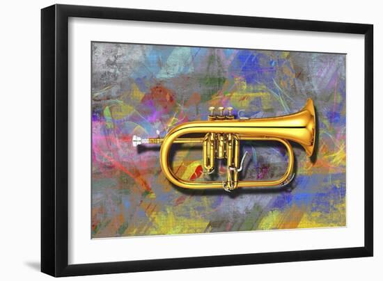 Trumpet-Ata Alishahi-Framed Giclee Print