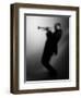 Trumpeter 1 BW-John Gusky-Framed Photographic Print