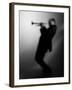 Trumpeter 1 BW-John Gusky-Framed Photographic Print