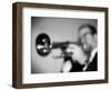 Trumpeter 2 BW-John Gusky-Framed Photographic Print