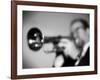 Trumpeter 2 BW-John Gusky-Framed Photographic Print