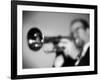 Trumpeter 2 BW-John Gusky-Framed Photographic Print