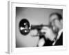 Trumpeter 2 BW-John Gusky-Framed Photographic Print