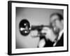 Trumpeter 2 BW-John Gusky-Framed Photographic Print