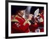 Trumpeter at Changing of the Guard, Buckingham Palace, London-John Warburton-lee-Framed Photographic Print