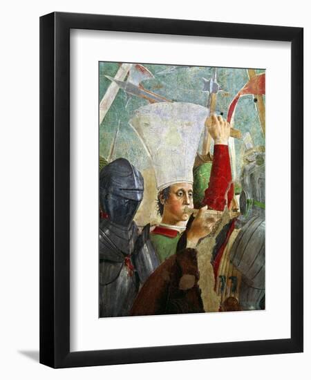 Trumpeter, Battle of Heraclius and Chosroes, Legend of the True Cross Cycle, Completed 1464-Piero della Francesca-Framed Giclee Print