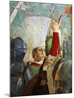 Trumpeter, Battle of Heraclius and Chosroes, Legend of the True Cross Cycle, Completed 1464-Piero della Francesca-Mounted Giclee Print