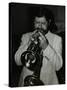 Trumpeter Bobby Shew Performing at the Bell, Codicote, Hertfordshire, 19 May 1985-Denis Williams-Stretched Canvas