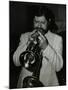 Trumpeter Bobby Shew Performing at the Bell, Codicote, Hertfordshire, 19 May 1985-Denis Williams-Mounted Photographic Print