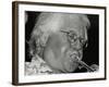 Trumpeter Henry Lowther Playing at the Fairway, Welwyn Garden City, Hertfordshire, 1 October 2000-Denis Williams-Framed Photographic Print