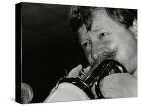 Trumpeter Janusz Carmello Performing at the Fairway, Welwyn Garden City, Hertfordshire, 1991-Denis Williams-Stretched Canvas