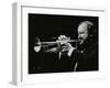 Trumpeter Keith Smith Playing at Stevenage, Hertfordshire, 1984-Denis Williams-Framed Photographic Print
