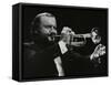 Trumpeter Keith Smith, Stevenage, Hertfordshire, 1984-Denis Williams-Framed Stretched Canvas