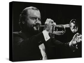 Trumpeter Keith Smith, Stevenage, Hertfordshire, 1984-Denis Williams-Stretched Canvas