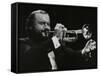 Trumpeter Keith Smith, Stevenage, Hertfordshire, 1984-Denis Williams-Framed Stretched Canvas