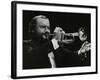 Trumpeter Keith Smith, Stevenage, Hertfordshire, 1984-Denis Williams-Framed Photographic Print