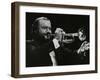 Trumpeter Keith Smith, Stevenage, Hertfordshire, 1984-Denis Williams-Framed Photographic Print