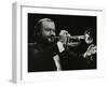 Trumpeter Keith Smith, Stevenage, Hertfordshire, 1984-Denis Williams-Framed Photographic Print