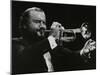 Trumpeter Keith Smith, Stevenage, Hertfordshire, 1984-Denis Williams-Mounted Photographic Print