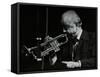 Trumpeter Kenny Baker Playing at the Forum Theatre, Hatfield, Hertfordshire, 1978-Denis Williams-Framed Stretched Canvas