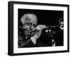 Trumpeter Kenny Baker Playing at the Forum Theatre, Hatfield, Hertfordshire, 1978-Denis Williams-Framed Photographic Print