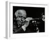 Trumpeter Kenny Baker Playing at the Forum Theatre, Hatfield, Hertfordshire, 1978-Denis Williams-Framed Photographic Print