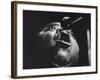 Trumpeter Louis Armstrong Belting Out His Famous Rendition of the Song "Hello Dolly" in a Nightclub-John Loengard-Framed Premium Photographic Print