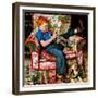 "Trumpeter", November 18,1950-Norman Rockwell-Framed Giclee Print