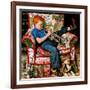 "Trumpeter", November 18,1950-Norman Rockwell-Framed Giclee Print