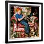 "Trumpeter", November 18,1950-Norman Rockwell-Framed Giclee Print