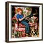 "Trumpeter", November 18,1950-Norman Rockwell-Framed Giclee Print