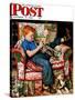 "Trumpeter" Saturday Evening Post Cover, November 18,1950-Norman Rockwell-Stretched Canvas