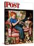 "Trumpeter" Saturday Evening Post Cover, November 18,1950-Norman Rockwell-Stretched Canvas