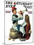 "Trumpeter" Saturday Evening Post Cover, November 7,1931-Norman Rockwell-Mounted Premium Giclee Print