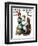 "Trumpeter" Saturday Evening Post Cover, November 7,1931-Norman Rockwell-Framed Premium Giclee Print