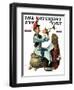 "Trumpeter" Saturday Evening Post Cover, November 7,1931-Norman Rockwell-Framed Giclee Print