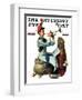 "Trumpeter" Saturday Evening Post Cover, November 7,1931-Norman Rockwell-Framed Giclee Print