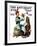 "Trumpeter" Saturday Evening Post Cover, November 7,1931-Norman Rockwell-Framed Giclee Print