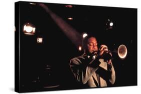 Trumpeter Wynton Marsalis Playing at the Village Vanguard Jazz Club-Ted Thai-Stretched Canvas